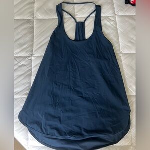 Lululemon Coastal Tank Blue Loose Fit
